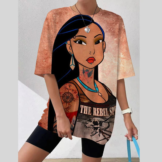 Camiseta manga corta princesas Disney - PuraModa