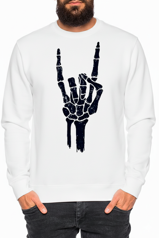 Camiseta manga larga mano esqueleto Halloween - PuraModa