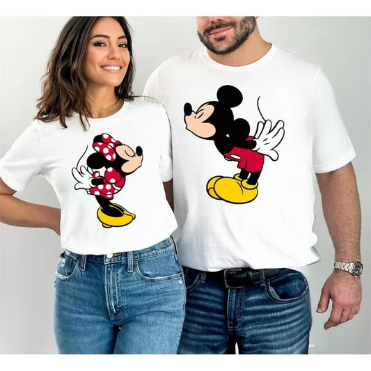 Camisetas de manga corta Mickey y Minnie - PuraModa