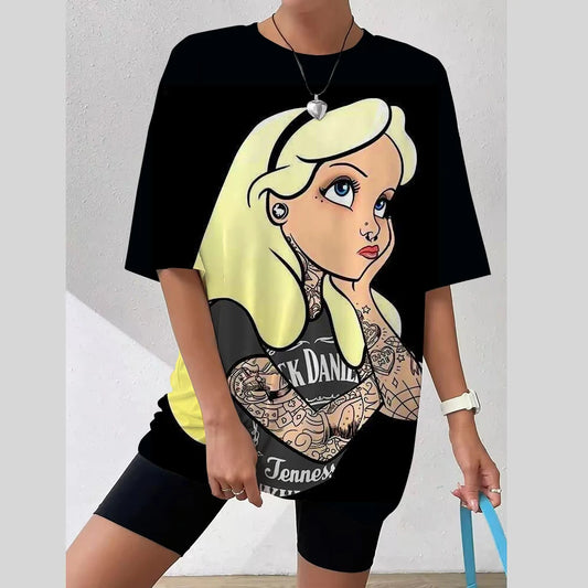 Camiseta manga corta princesas Disney - PuraModa