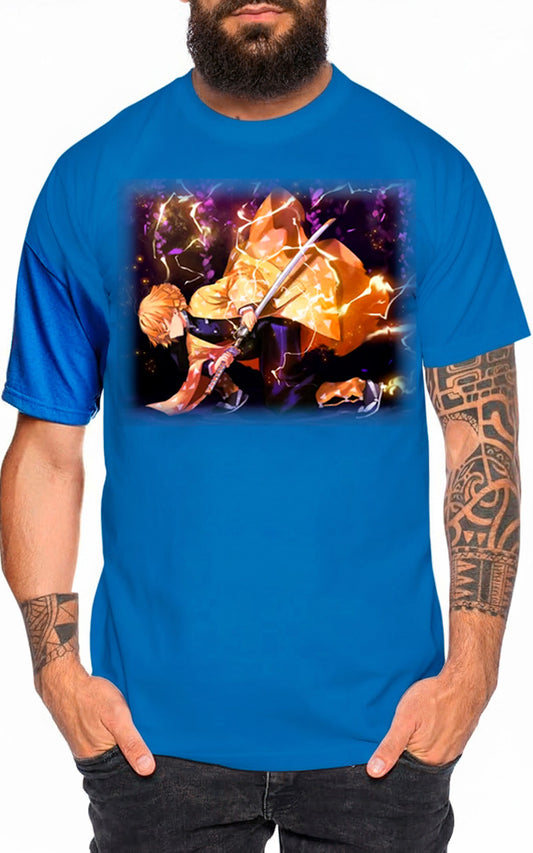 Camiseta manga corta Zenitsu Demon Slayer - PuraModa