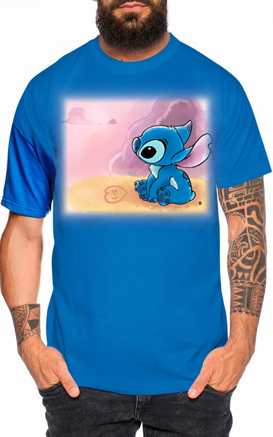 Camiseta de manga corta Lilo Y Stitch - PuraModa